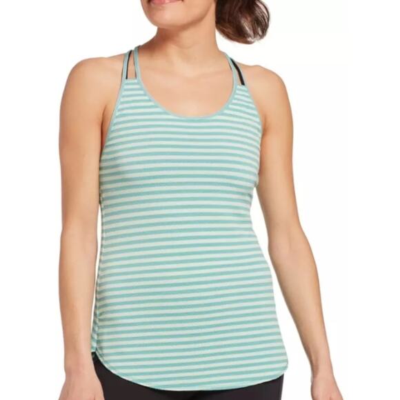 CALIA by Carrie Underwood Tops - Calia by Carrie Underwood move striped racerback tank top woman's size medium